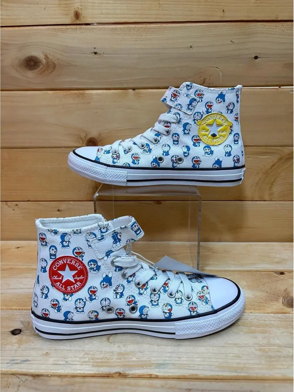 New Doraemon x Converse Chuck Taylor All Star HIGH Top A15791C kids size 2